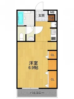 コンフォート南塚口町【3階】の間取り