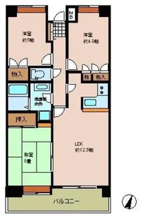 シーブリーズハウス草津【7階】の間取り