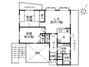 ウィルシャー中落合【2階】の間取り