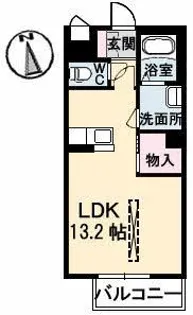 アンシャンテ厚生【3階】の間取り