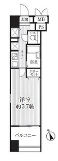 HF南麻布レジデンス【8階】の間取り