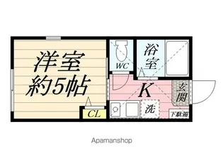 G・Aヒルズ菊名【1階】の間取り