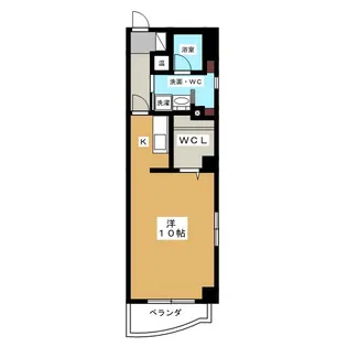 パレ・ジュイール【3階】の間取り