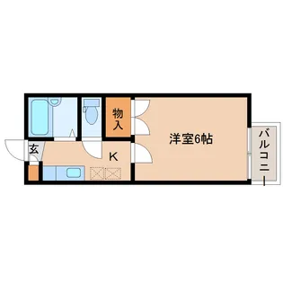 アップルハイツ葉山【2階】の間取り
