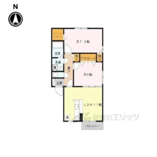チェリーブロッサム【2階】の間取り