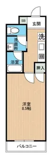 プランドール島崎【2階】の間取り