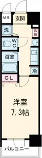 プレサンス神戸駅前グランツ【6階】の間取り