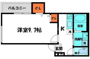 フジパレス西三荘II番館【2階】の間取り