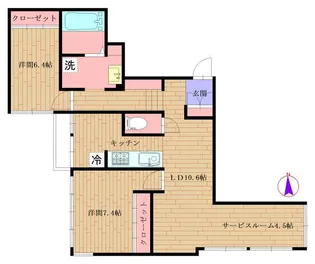仮称 コモドビル【3階】の間取り