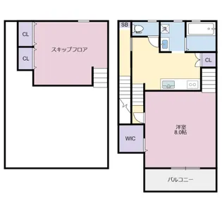 ココカラハウス川内2【2階】の間取り