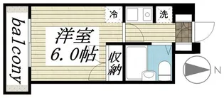 メゾン・ド・ラルジュ【5階】の間取り
