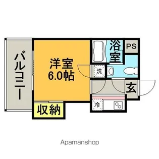 エステートモア博多グランA棟【3階】の間取り