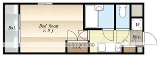 Hoshi第二マンション【5階】の間取り