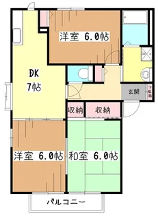 グリーンコーポ【1階】の間取り