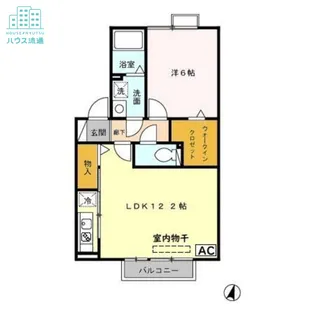 ルーチェ・シュウ B棟【2階】の間取り