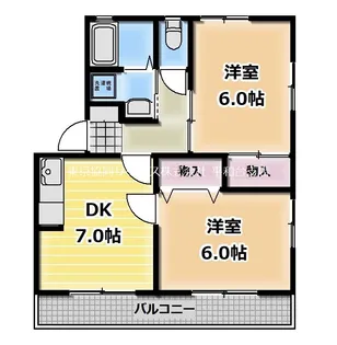 カノンB【2階】の間取り