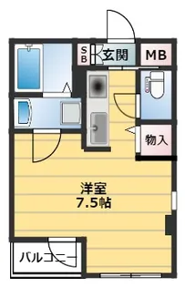 S・Tマンション【4階】の間取り