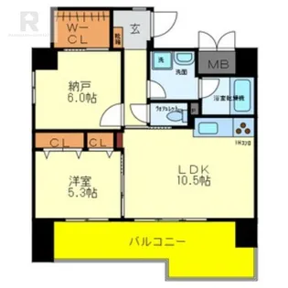 ベロフィオーレ宮之阪【7階】の間取り