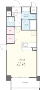 プランシード【3階】の間取り