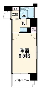 ナイスアーバン横濱駅東館【5階】の間取り