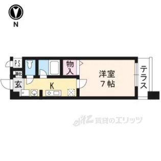 クレアールエスパシオ【1階】の間取り