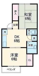 サンフォレスト【2階】の間取り