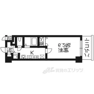 プレサンス京都鴨川彩華【6階】の間取り