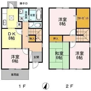 サンビレッジ 2の間取り
