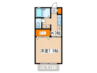 コト-ヴェ-ル【1階】の間取り