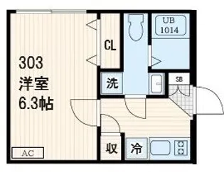 ファブリック千川レジデンス【3階】の間取り