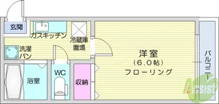 ビューパレス長町【4階】の間取り