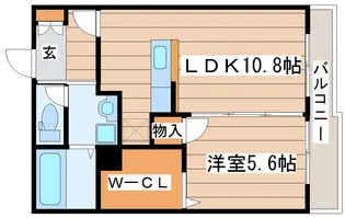豊新AvenueIII【2階】の間取り