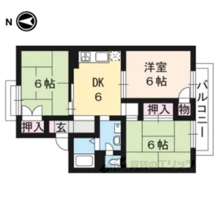セジュール堀井【2階】の間取り