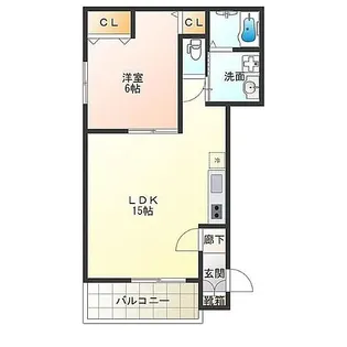FORESTAVII千本南【3階】の間取り