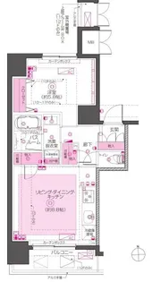 ズーム東神田【12階】の間取り