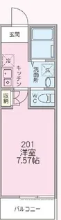 ブランペルル【2階】の間取り