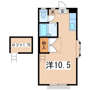 モア・ブロッサム【2階】の間取り