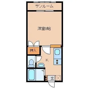 トーナソル【2階】の間取り