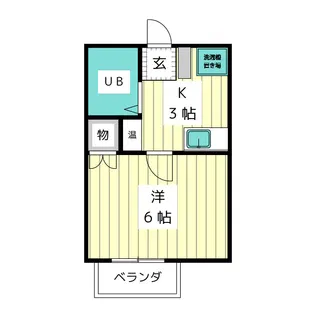 ブラウンズ【2階】の間取り