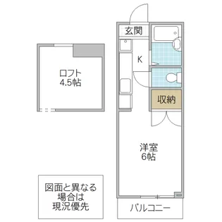 スペースハイツ【1階】の間取り