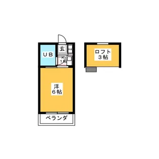 メゾン玉川【2階】の間取り