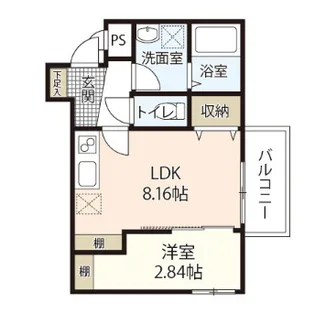 シンビ高須駅前III【2階】の間取り
