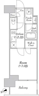 カナルフロント芝浦【4階】の間取り
