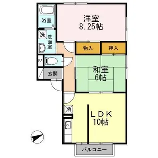 トゥインクルオルメ【2階】の間取り