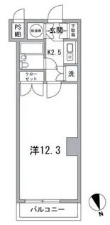 グレイス高輪【5階】の間取り