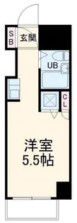 ネオマイム鶴見フルレゾン【9階】の間取り