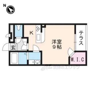 レオネクストレークサイドナカノ【2階】の間取り