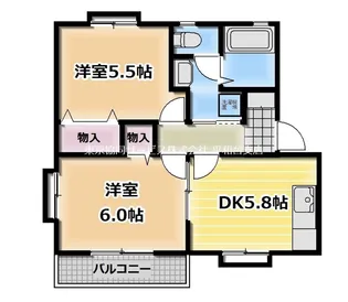 ソレイユ豊玉【2階】の間取り