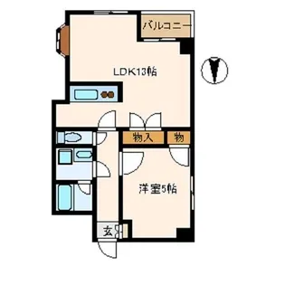 ヒルズ藤【3階】の間取り