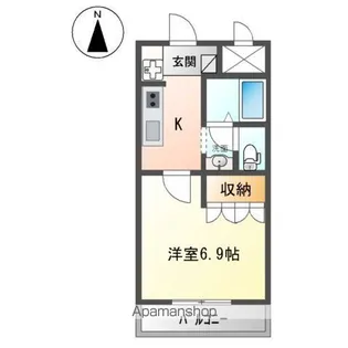 グランセ田宮II【2階】の間取り